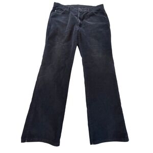VTG Farah Of Texas Corduroy Pants Men Grey/Navy Straight Leg Casual Pics 4 Size
